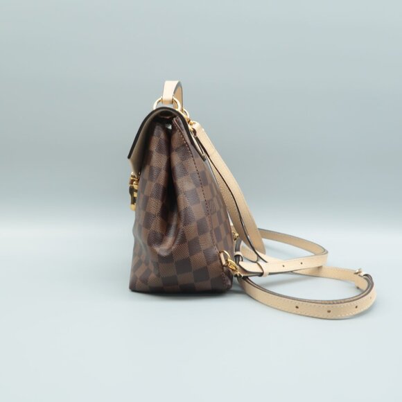 Louis Vuitton Clapton Brown Damier Ebene Canvas Backpack - Picture 3 of 12